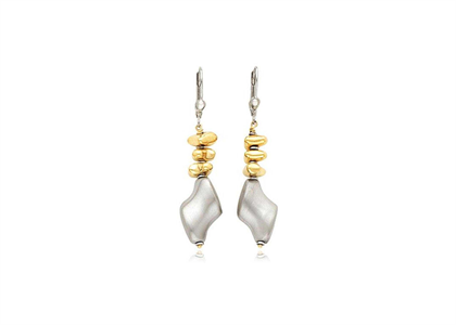 2 Tone Plated | Fashion Earrings